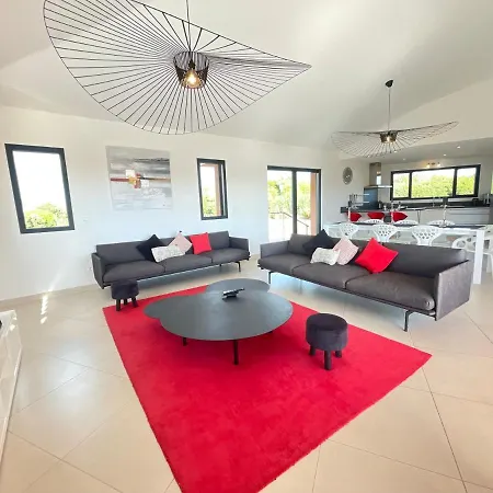 Santa Giulia, Vue Panoramique Sur La Mer, 900 M De La Villa *